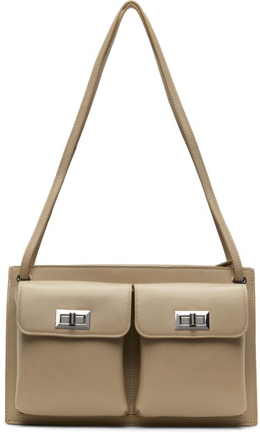 Чанта през рамо BY FAR BY FAR Billy Shoulder Bag Бежово | MWBSB024CL034BG038PL, 0