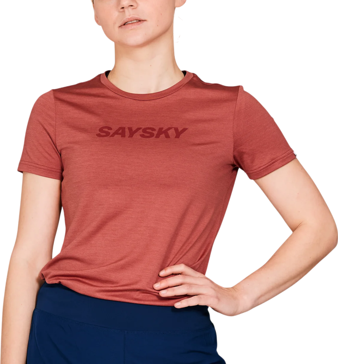 Тениска Saysky Saysky Pace Logo T-Shirt Червено | nwrss20c5006, 0