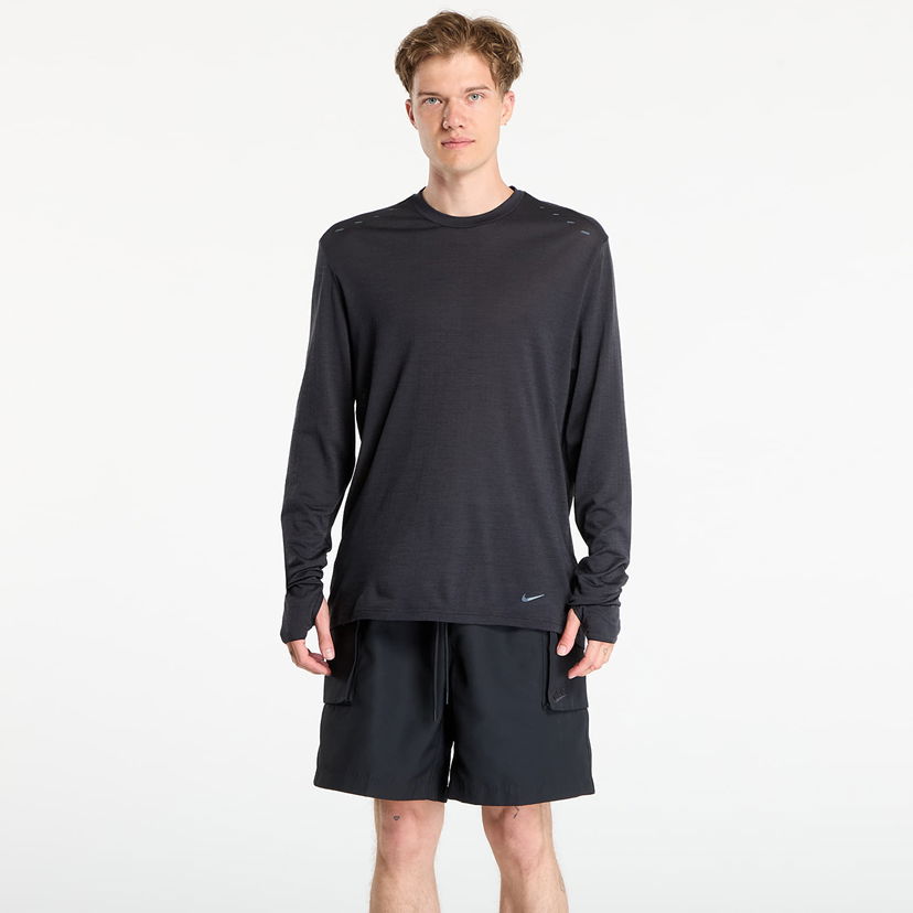 Тениска Nike Run Wool Dri-FIT ADV Long-Sleeve Running Top Черно | HV2718-010