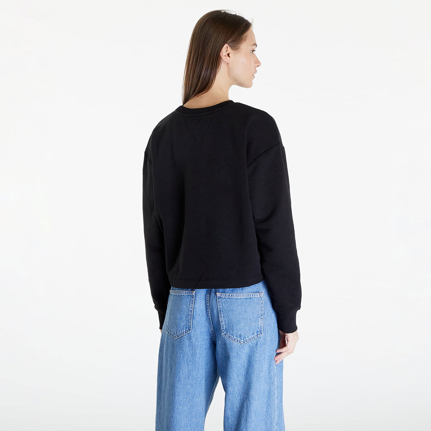 Суитчър Tommy Hilfiger Essential Logo 2 Relaxed Fit Crewneck Черно | DW0DW18143 BDS, 1