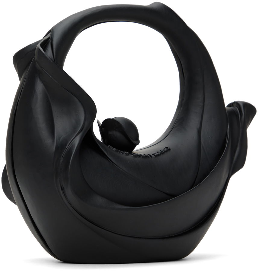 Дамска чанта Feng Chen Wang Feng Chen Wang 3D Chahu Sculptural Handle Bag Черно | FUF18AC21, 1
