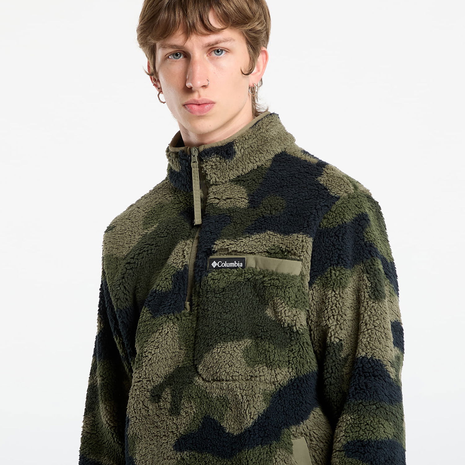 Суитчър Columbia Columbia Rugged Ridge™ High Pile Half Zip Fleece Зелено | 2135471397, 1