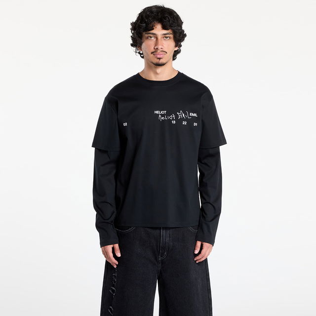 HELIOT EMIL Fulgens Layered Longsleeve T-Shirt