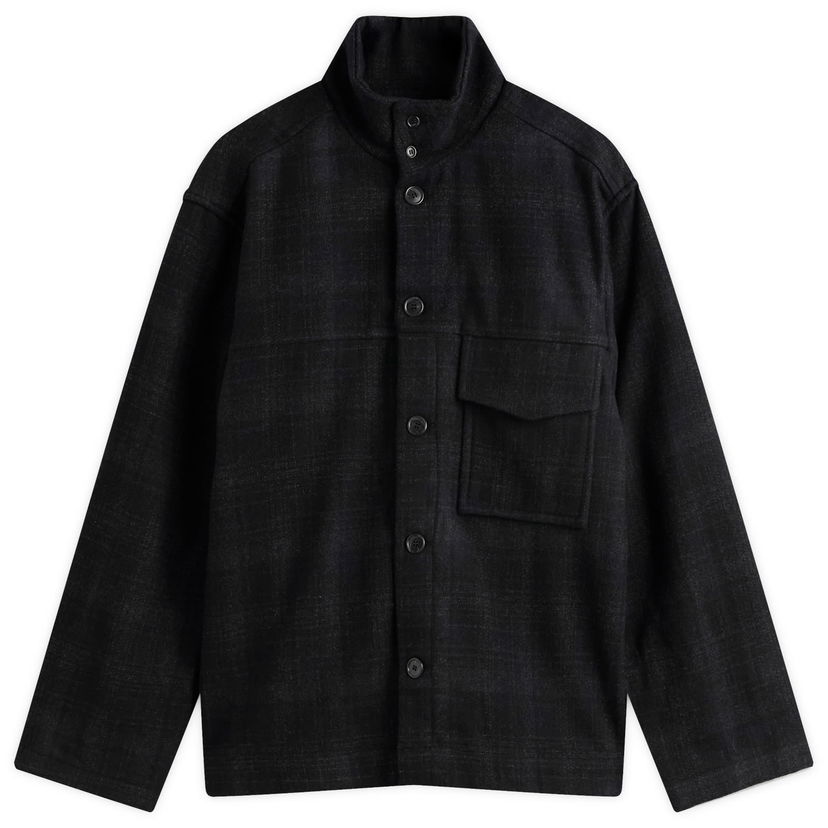 Яке YMC YMC Cruiser Check Shirt Jacket, Size Small Черно | P5ZAT-01