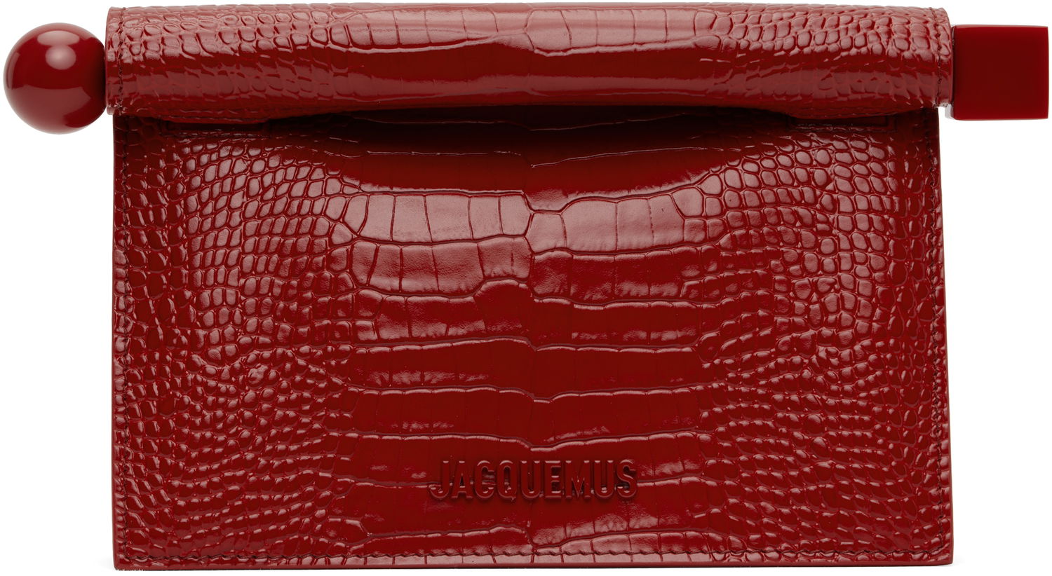 Портфейл Jacquemus Jacquemus La Croisière 'The Small Rond Carré' Clutch Червено | 25E241BA392-3238, 0