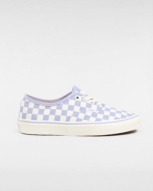 Кецове и обувки Vans Authentic Checkerboard Shoes (checkerboard Lilac) Unisex White, Size 2.5 Сиво | VN000BW5LLC, 0
