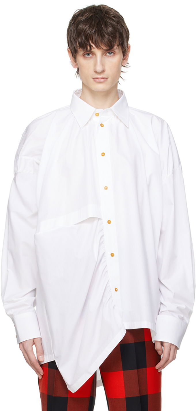 Риза Vivienne Westwood Gib Shirt Бяло | 3501001L-W009Q-PI, 0