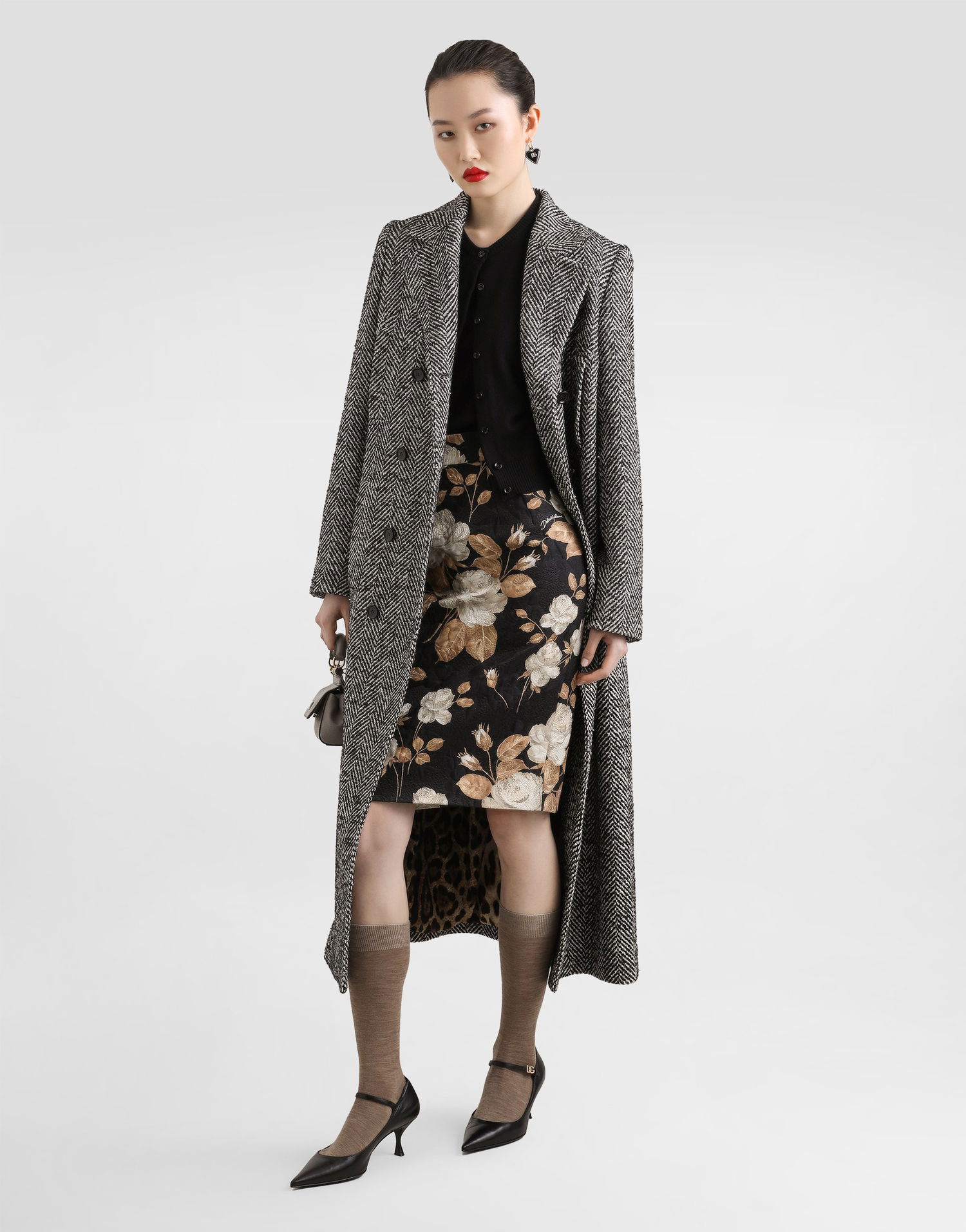 Пуловер Dolce & Gabbana Dolce & Gabbana Cashmere Cardigan Черно | FXVA3ZJDVC2N0000, 1