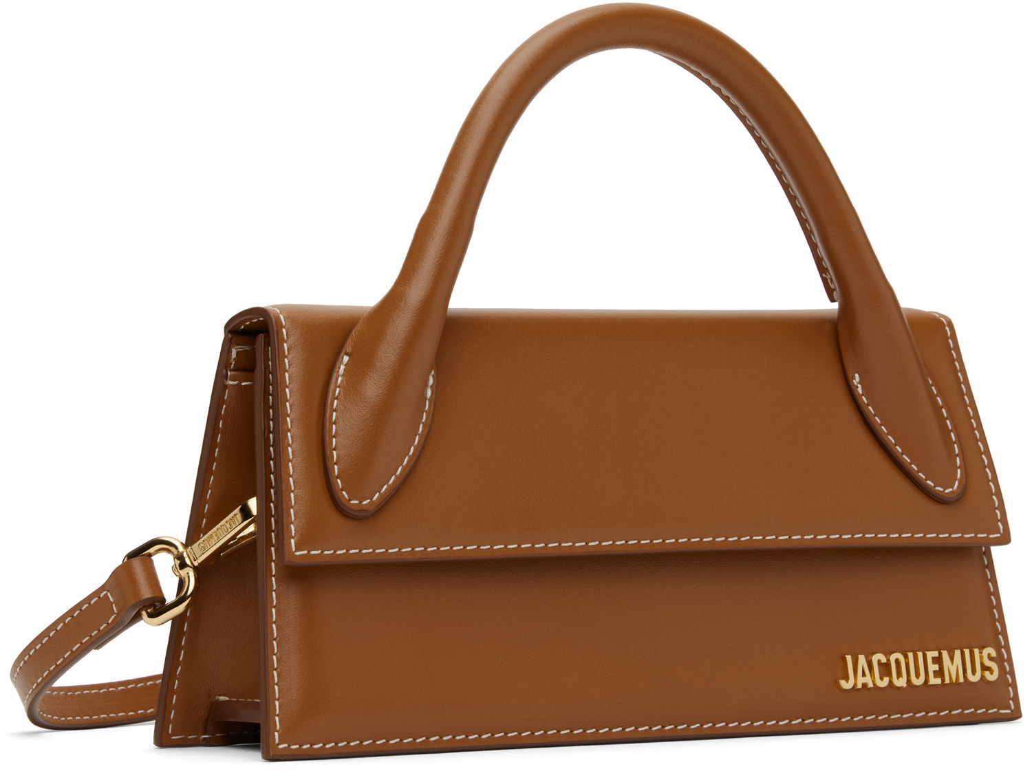Чанта през рамо Jacquemus Le Papier 'Le Chiquito Long' Clutch Кафяво | 22H213BA004-3072, 1