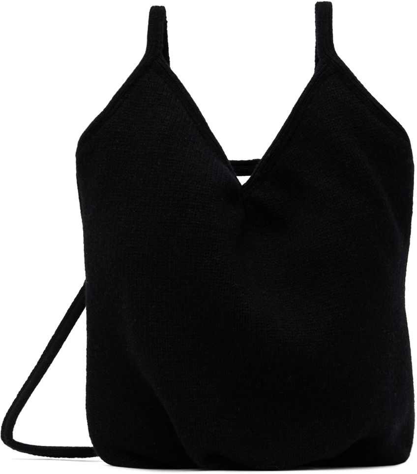 Чанта през рамо We11done We11done Mini Touch Knit Shoulder Bag Черно | WD-AB3-23-481-U-BK, 0