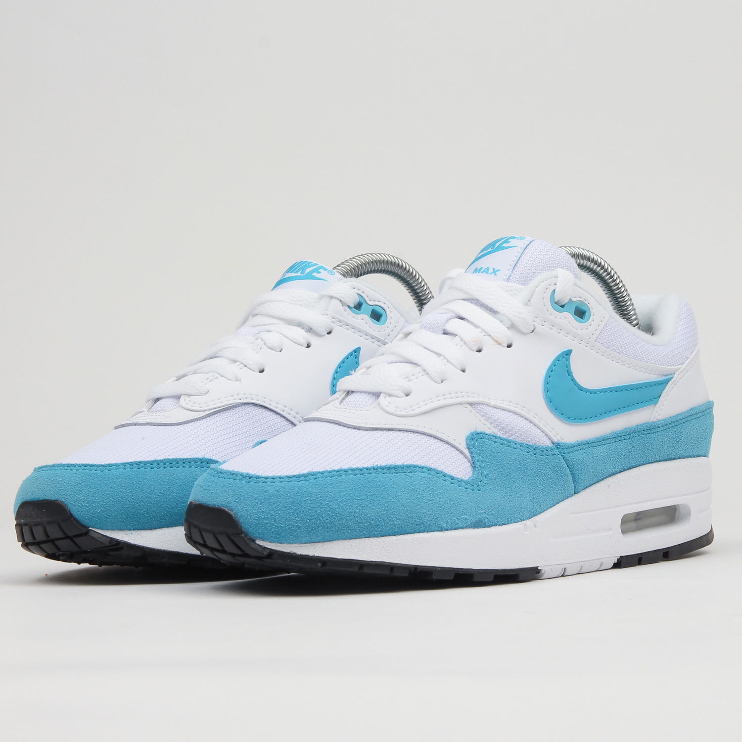 Кецове и обувки Nike Air Max 1 "White Light Blue Fury" W Бяло | 319986-117, 1