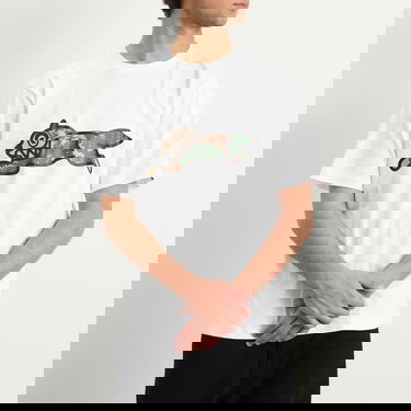 Тениска BBC IceCream Woodland Camo Running Dog Graphic Tee, Size Large Бяло | IC25380-WHT, 5