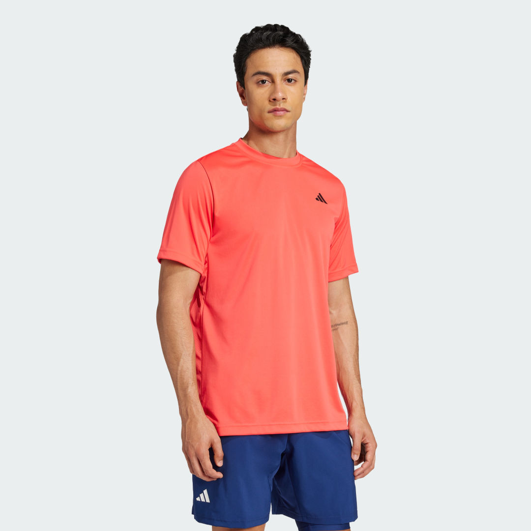 Тениска adidas Performance Tennis Climacool Short Sleeve T-Shirt Червено | JF8505, 1