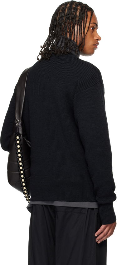 Пуловер LEMAIRE LEMAIRE Boxy Round Neck Sweater Черно | TO1419 LK1042, 2