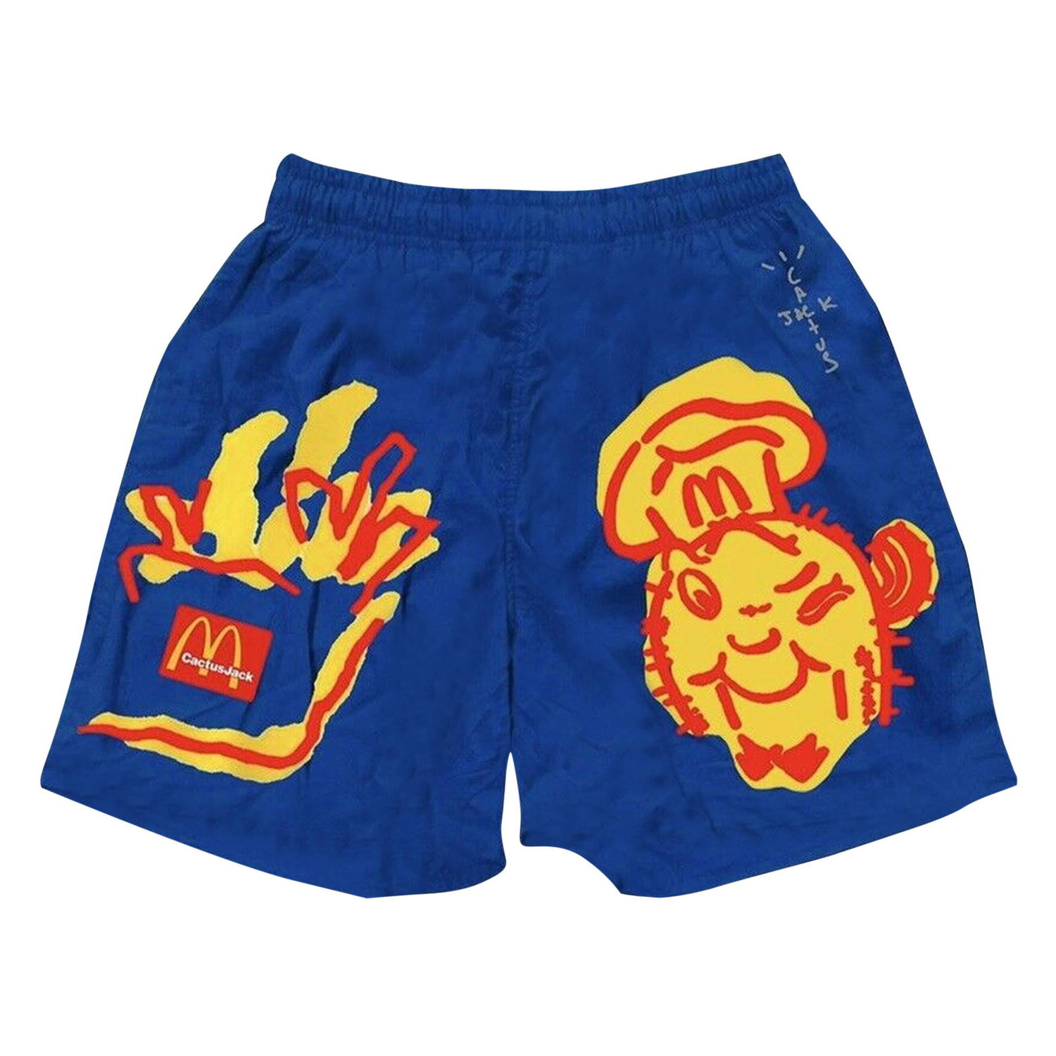 Къси панталони Cactus Jack by Travis Scott McDonald's x Illustration Shorts Синьо | CJMD BS124 BLUE, 1
