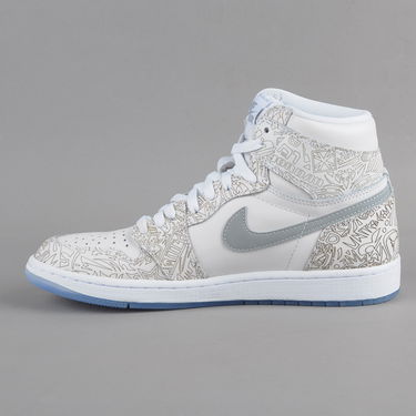 Кецове и обувки Jordan Air Jordan 1 Retro High OG "Laser" Бяло | 705289-100, 0