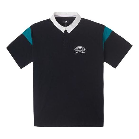 Поло тениска Converse Retro Polo Shirt Черно | 10026173-A03