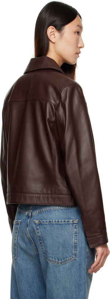 Яке Loulou de Saison Loulou de Saison Ascot Leather Jacket Кафяво | ASCOT, 2