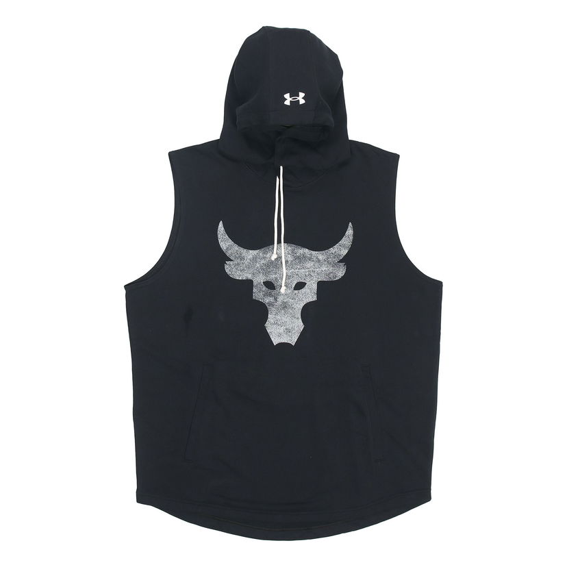 Суитчър Under Armour Project Rock Men's Sleeveless Training Hoodie Черно | 1367108-001