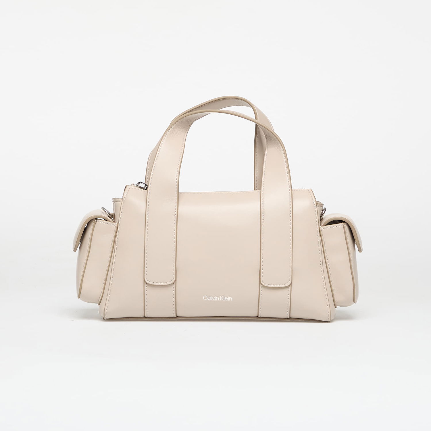 Чанта през рамо CALVIN KLEIN Calvin Klein Webbing Strap Pocket Crossover Bag Бежово | LV04F3291G 2QO, 1