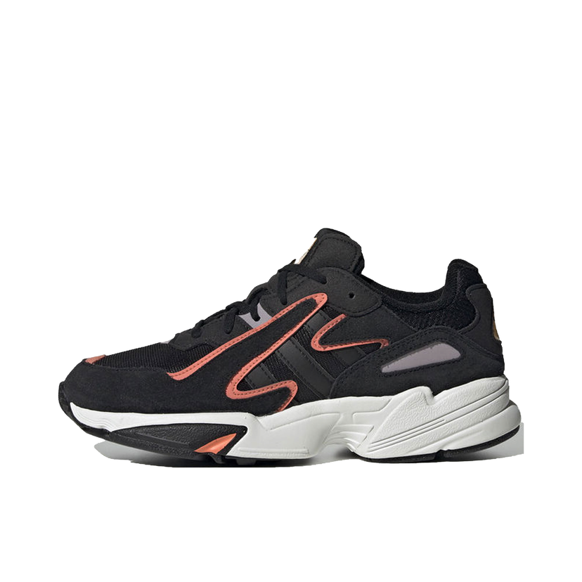 Кецове и обувки adidas Originals Yung-96 Chasm Core Black Semi Coral (Youth) Черно | EE7544