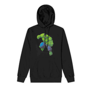Суитчър Balenciaga Medium Fit Hoodie Черно | 600583 TLV58 1000, 0