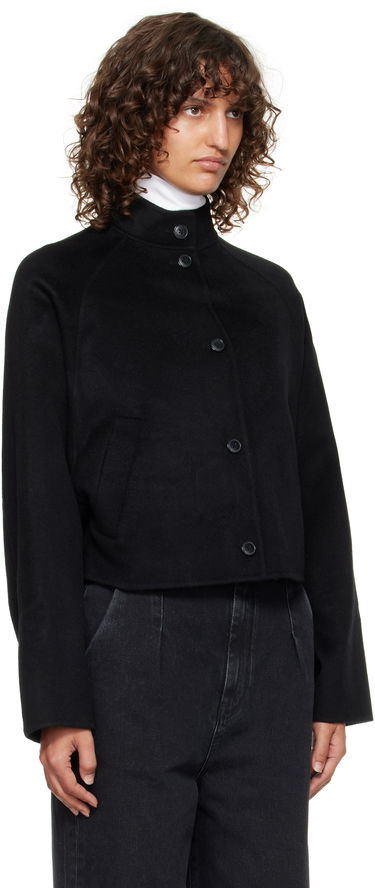 Яке Loulou de Saison Loulou de Saison Nyma Cropped Wool Jacket Черно | NYMA, 1