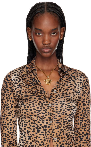 Обеци Versace Medusa Earrings Металик | 1005333-1A00620-3J000, 2