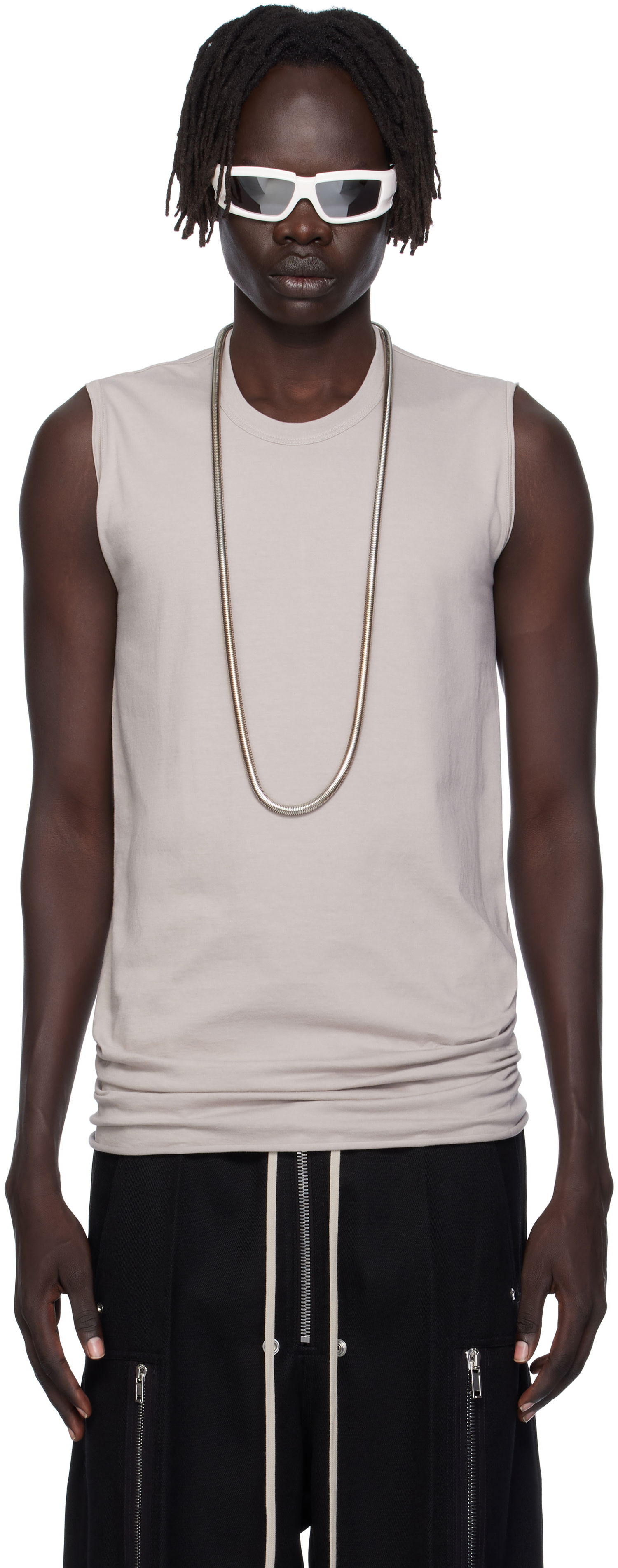 Потник Rick Owens Rick Owens Concordians Basic Tank Top Бежово | RU02E1151 JA, 0
