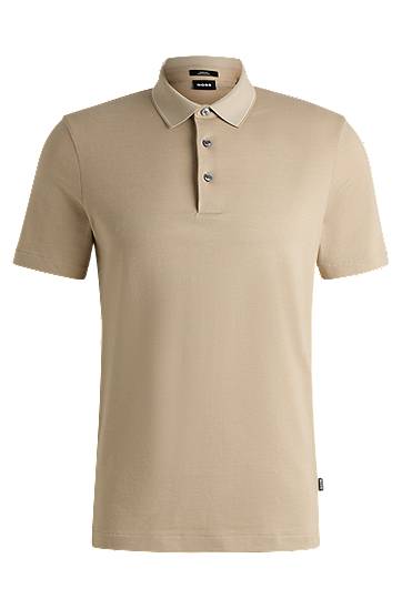 Slim Fit Polo Shirt with Contrast Collar