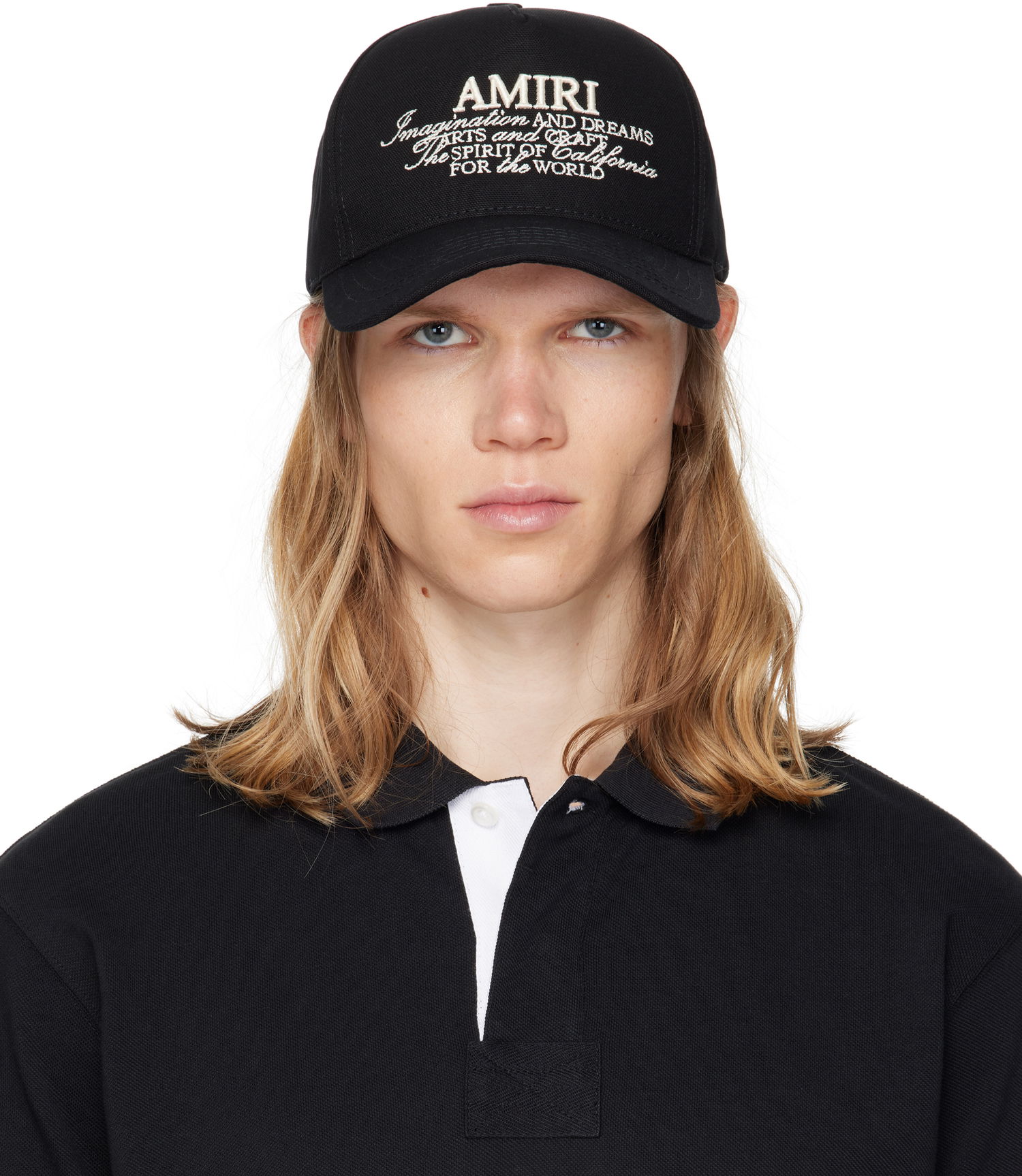 Шапка с козирка AMIRI AMIRI 'Spirit' Baseball Cap Черно | AMHACP1062, 0