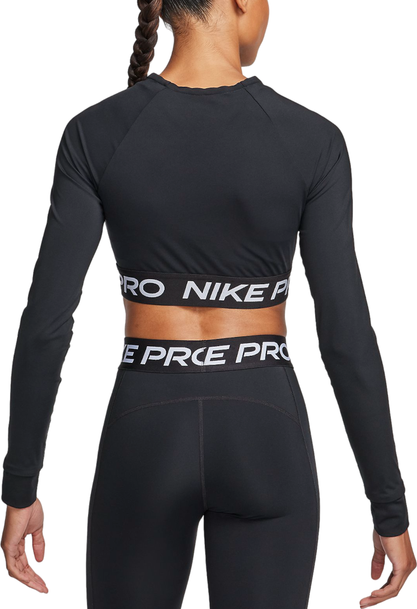 Съкратен топ Nike PRO DF 365 CROP LS TOP Черно | fv5484-010, 1