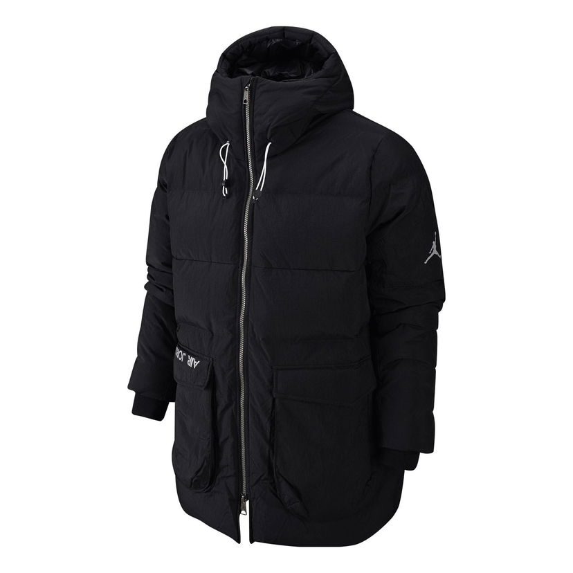 Пухо яке Jordan Storage Pocket Detail Hooded Down Jacket Черно | DZ4552-010