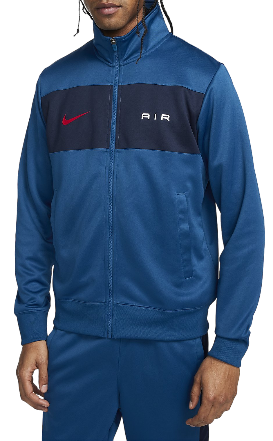 Яке Nike M NSW SW AIR TRACKTOP PK Тъмно синьо | fn7689-476, 0