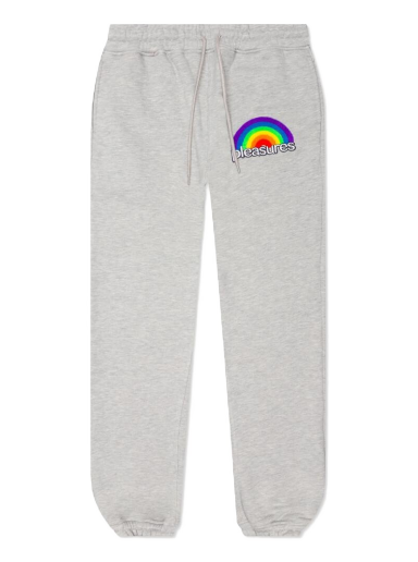 Спортни панталони Pleasures Good Time Sweatpants Heather Бежово | P21SU013-GREY