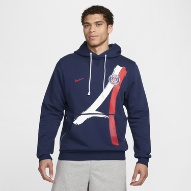 Суитчър Nike Paris Saint-Germain Standard Issue Hoodie Синьо | FQ3218-410, 0