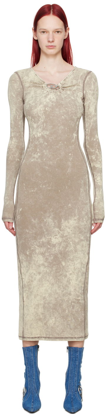 Pокля Diesel D-Critic Midi Dress Бежово | A12068 0KHAS, 0