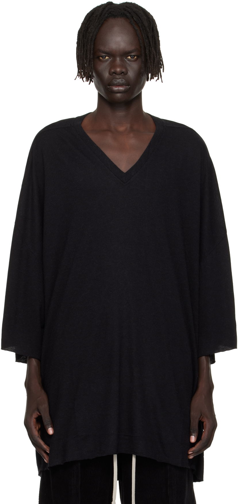 Тениска Rick Owens Rick Owens Concordians V Tommy T-Shirt Черно | RU02E1279 JR