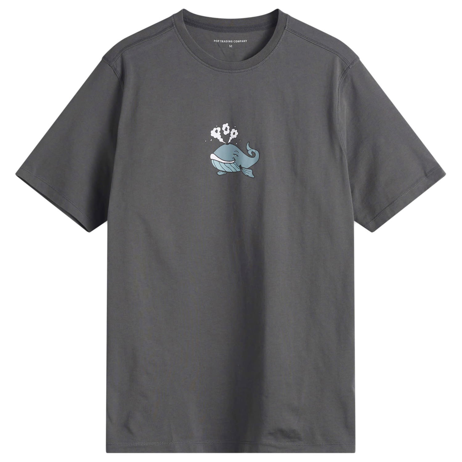 Тениска Pop Trading Company Whale Graphic Tee Сиво | POPSS25-02-022, 0