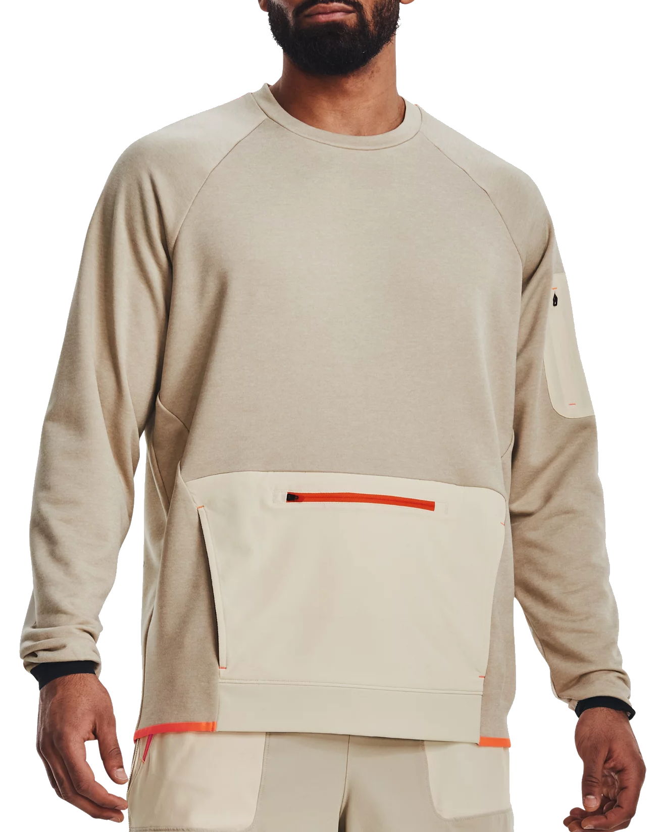 Суитчър Under Armour Terrain Terry Crew Бежово | 1370509-279, 0