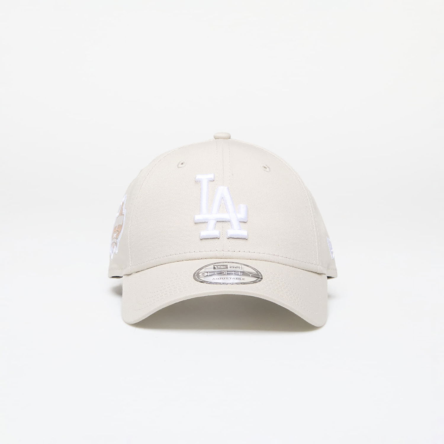 Шапка с козирка New Era Los Angeles Dodgers MLB Side Patch 9FORTY Adjustable Cap Бежово | 60435129, 0