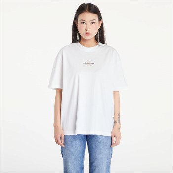 CALVIN KLEIN Monogram Boyfriend T-Shirt Bright White J20J223561 YAF
