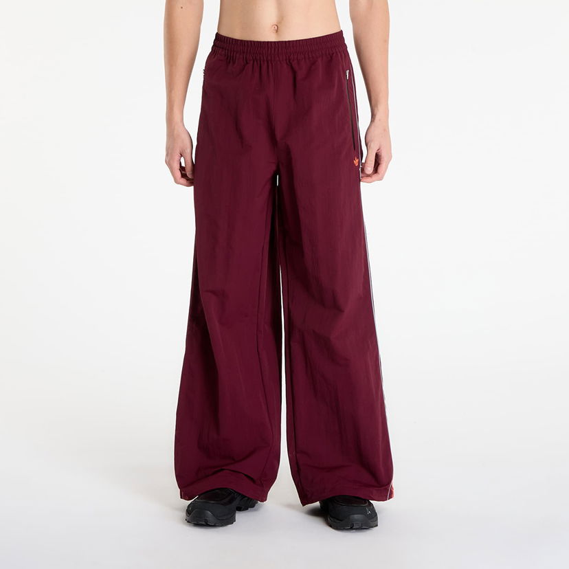 Панталони adidas Originals Venice Wide-Leg Wind Pant Бургунди | JX3800