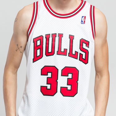 Фланелка Mitchell & Ness NBA Swingman Jersey Chicago Bulls Scottie Pippen #33 Бяло | SMJYAC18054, 2