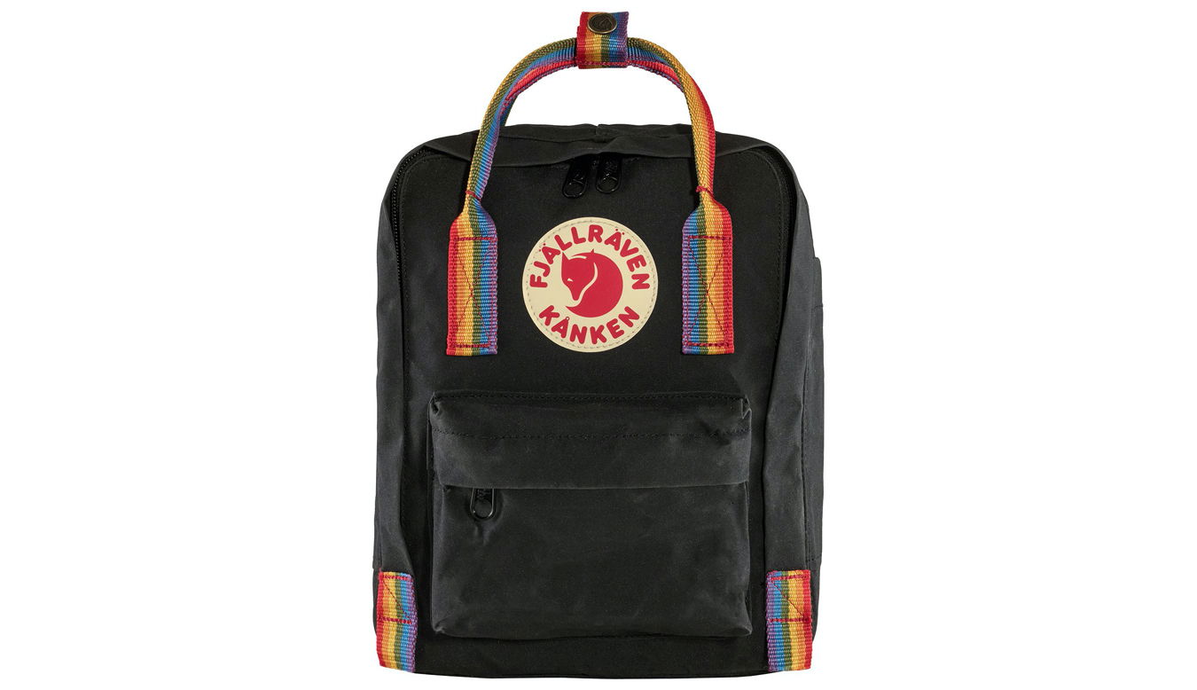 Раница FJÄLLRÄVEN Kånken Rainbow Mini Backpack Черно | F23621-550-907, 0