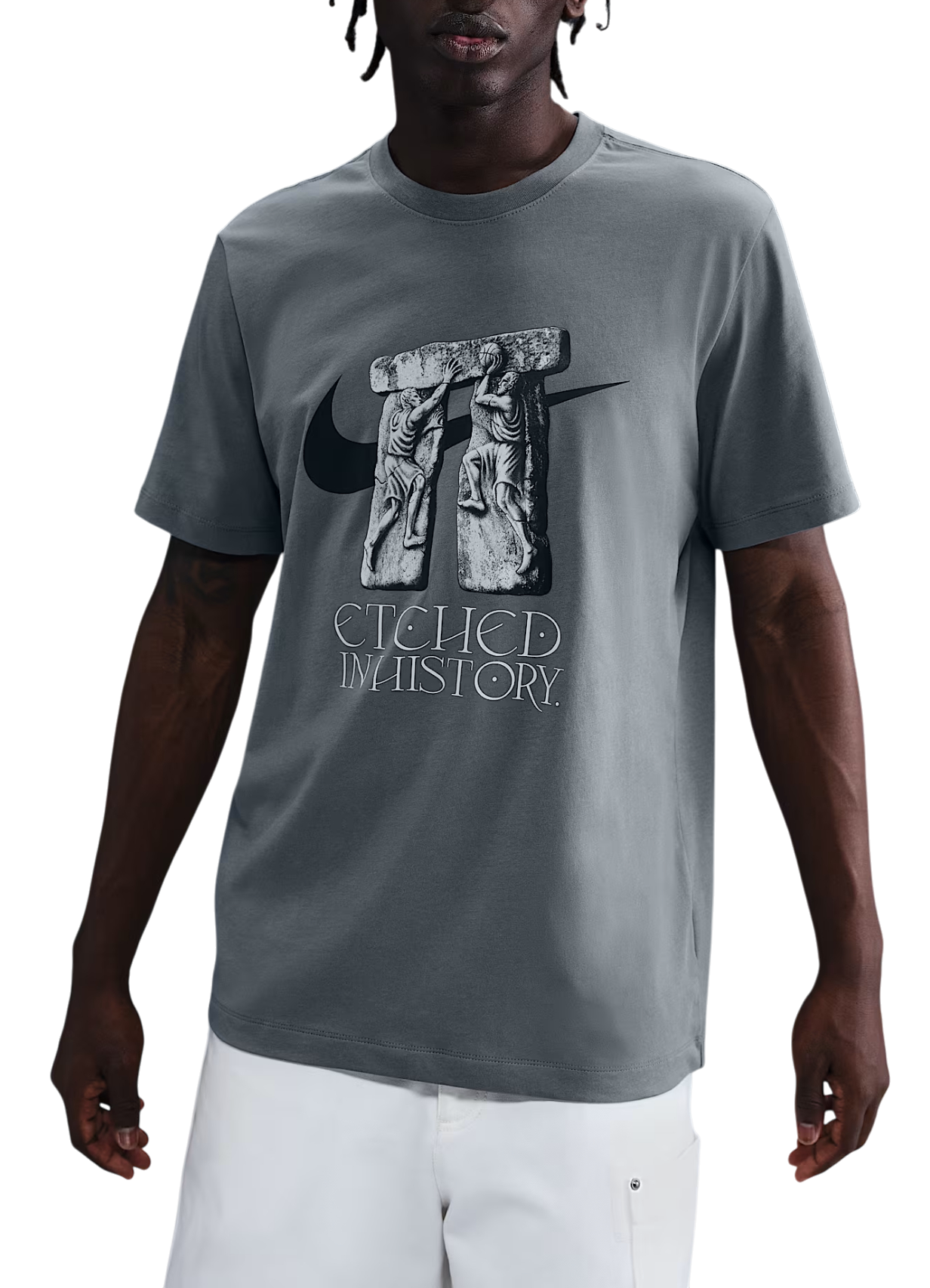 Тениска Nike Nike Etched T-Shirt Сиво | hv1699-084, 0