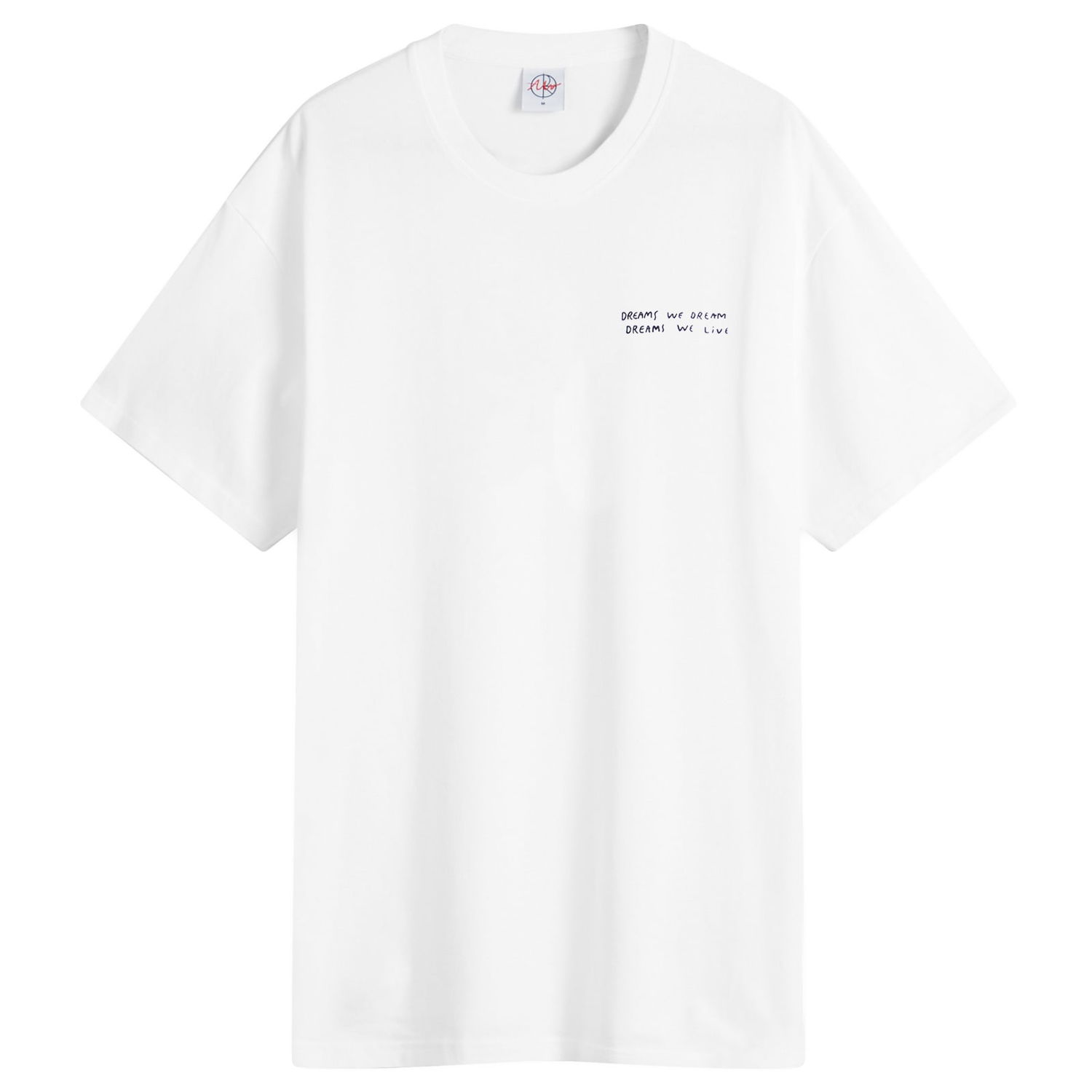 Тениска Polar Skate Co. Dreams We Dream White Graphic T-Shirt Бяло | PSC-W24-25, 0