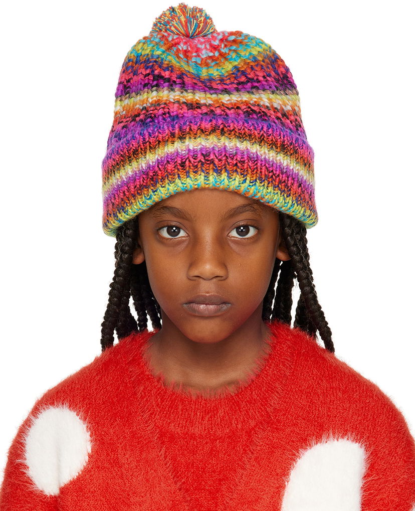 Шапка Stella McCartney Pom Pom Beanie by Stella McCartney Kids Многоцветен | 8R0A37 Z0787