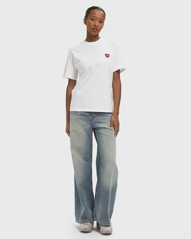 Тениска Carhartt WIP Short Sleeve Heart Patch T-Shirt Бяло | I032318-1WZ.XX, 1