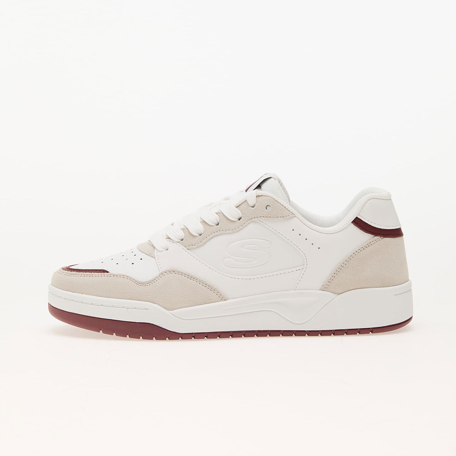 Кецове и обувки Skechers Koopa - Volley Low Lifestyle White/ Burgundy Бяло | 183241 WBUG, 0